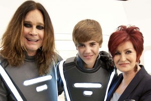 Justin Bieber meets the Osbournes - photo: Splash
