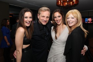 L to R: Leighton Meester, President of Screen Gems Clint Culpepper, Minka Kelly and Frances Fisher - photo: SPE, Inc. / Eric Charbonneau