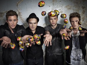  steppin' up: McFly joins Cadburry Goo Dares