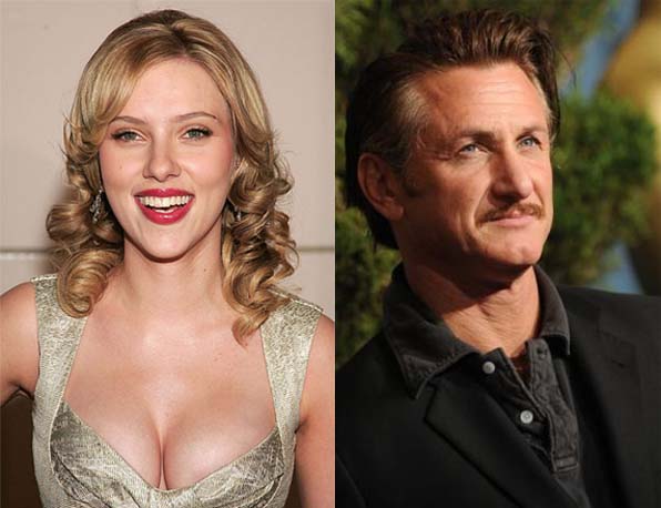 scarlett johansson sean penn dating. is dating Sean Penn (50).