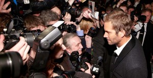 Paul Walker at the premiere of "Fast Five" in Moscow - photo: Splash