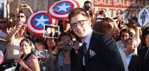 Chris Evans at Captain America: The First Avenger Premiere (photo: Splash)