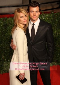 Hugh Dancy and Claire Danes attend the 2011 Vanity Fair Oscar Viewing Night - photo: Splash