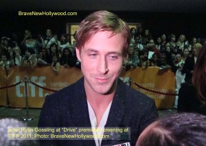 Ryan Gosling at the Toronto Int'l. Film Festival premiere for "Drive" - photo:BNH