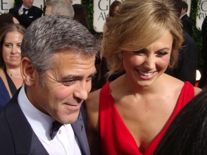 George Clooney and Stacy Keibler - photo: BNH